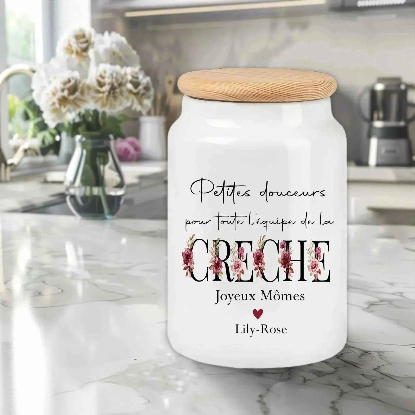 Pot à cookies maison personnalisé – Idée cadeau utile et originale – Fabrication française