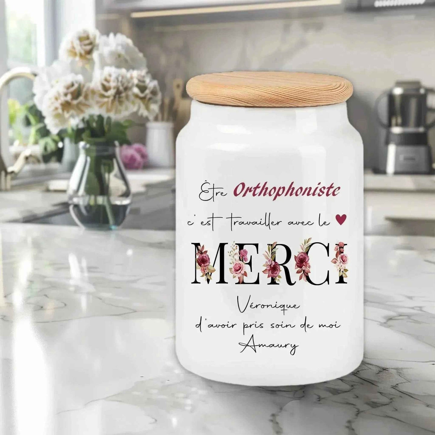 Pot à cookies maison personnalisé – Idée cadeau utile et originale – Fabrication française