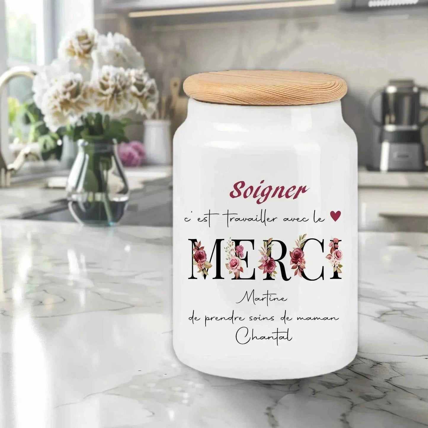 Pot à cookies maison personnalisé – Idée cadeau utile et originale – Fabrication française