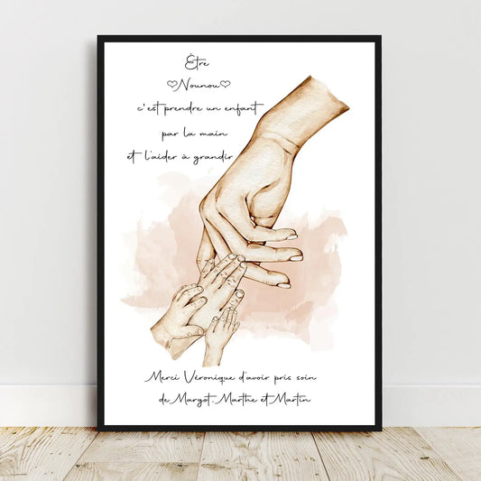 Affiche imprimée en France sur papier haute qualité, idéale pour offrir à un enseignant ou un professionnel de l’enfance.