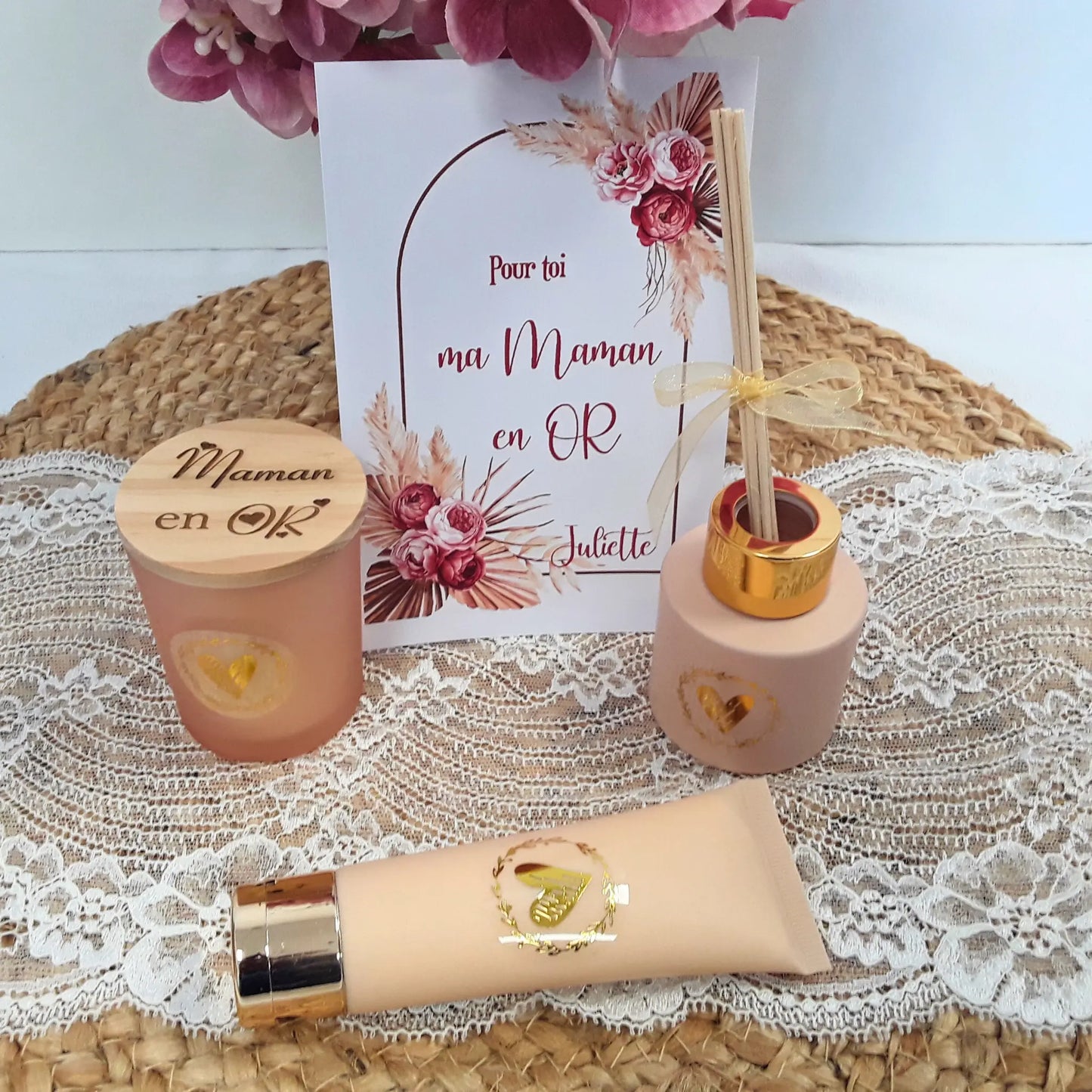 Coffret Cadeau Personnalisé - Box Cadeau Femme - Idée Cadeau Fête des Mères ou toute occasion