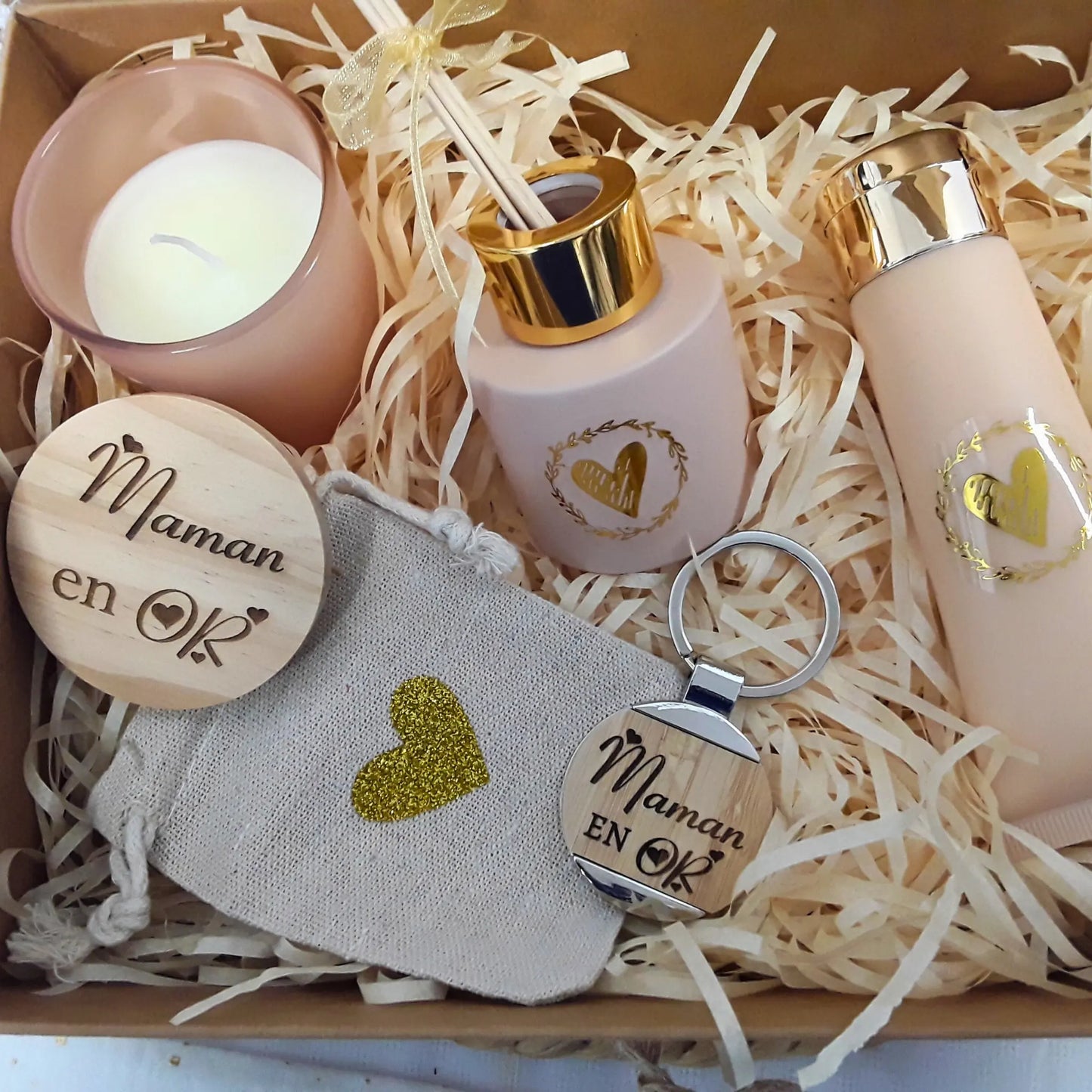 Coffret Cadeau Personnalisé - Box Cadeau Femme - Idée Cadeau Fête des Mères ou toute occasion