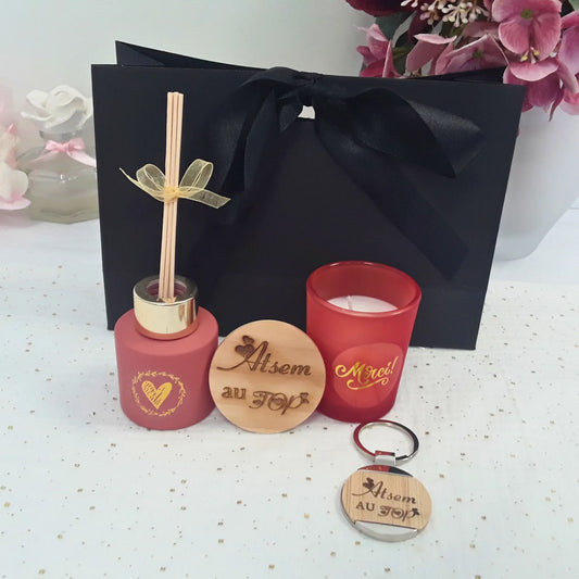 cadeau ATSEM personnalisé avec porte-clé.