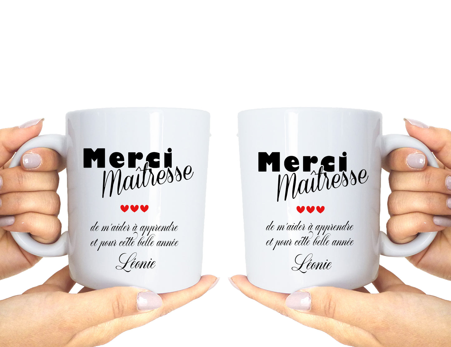 Mug Cadeau Nounou Personnalisé en France – Merci Maîtresse, ATSEM, Aesh – Livraison rapide