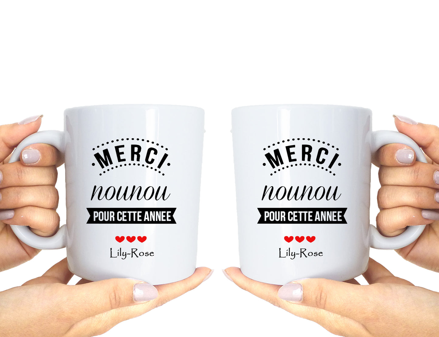 Mug Cadeau Maître, Maîtresse, ATSEM – Tasse Personnalisée en Céramique – Cadeau de Remerciement –  Fait main en France