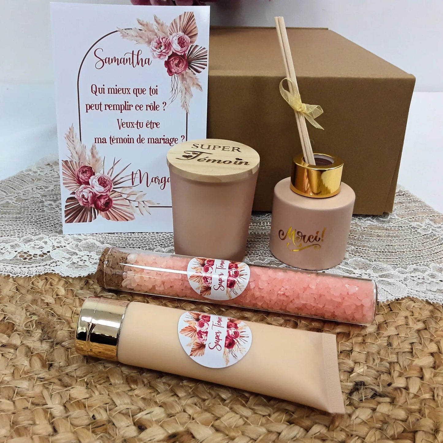 Cadeau personnalisé pour femme élégant et rempli de surprises.