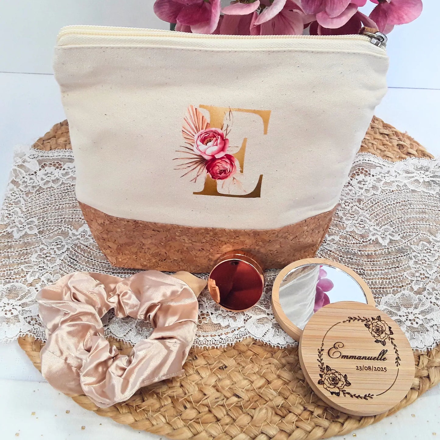 Coffret témoin mariage personnalisé en France.