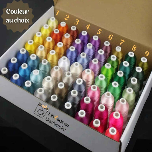 Chaussette de Noël Personnalisée - Prénom Brodé - Fait Main en France - Couleur fil et Motif au choix