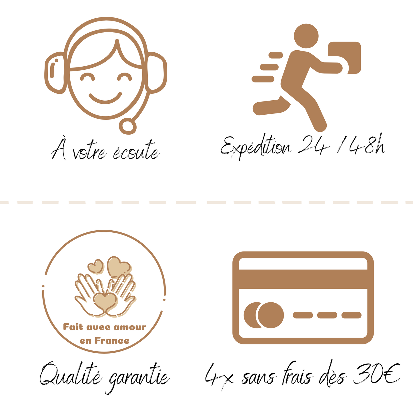 Transporteur rapide : délai moyen 2 à 4 jours.