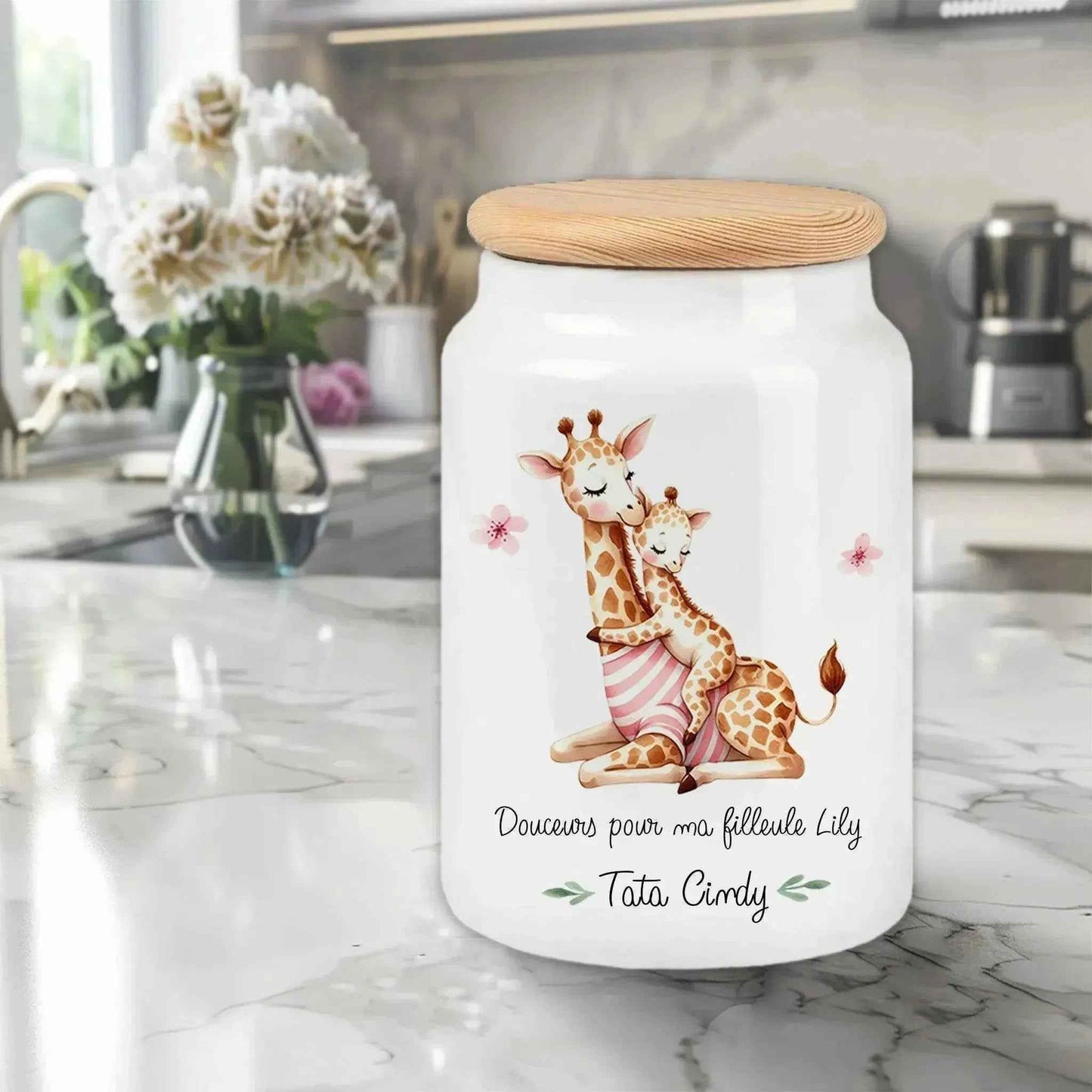 Pot à cookies sur mesure - Cadeau personnalisé - Fabrication en France - Idée Cadeau personnalisé abordable