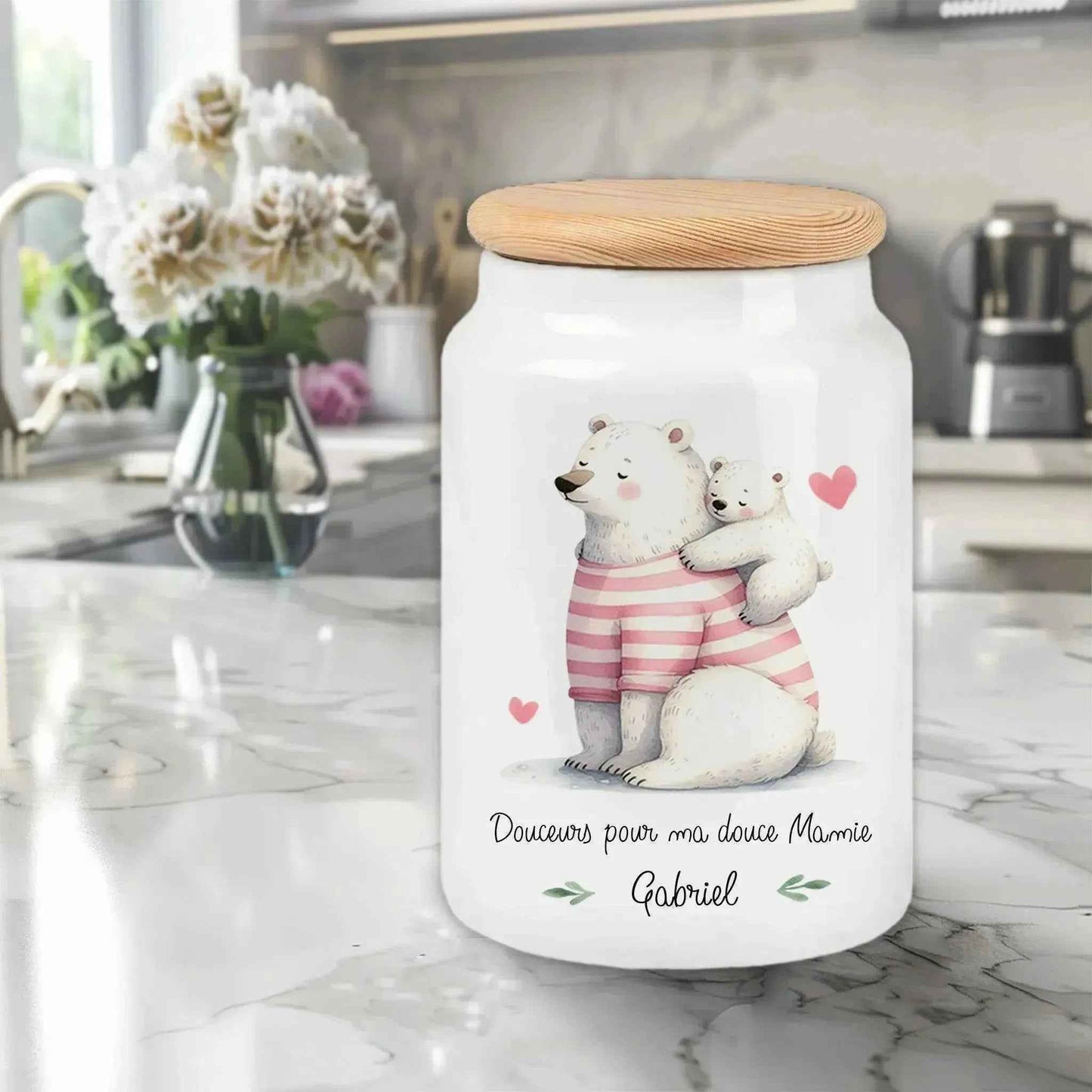 Pot à cookies sur mesure - Cadeau personnalisé - Fabrication en France - Idée Cadeau personnalisé abordable