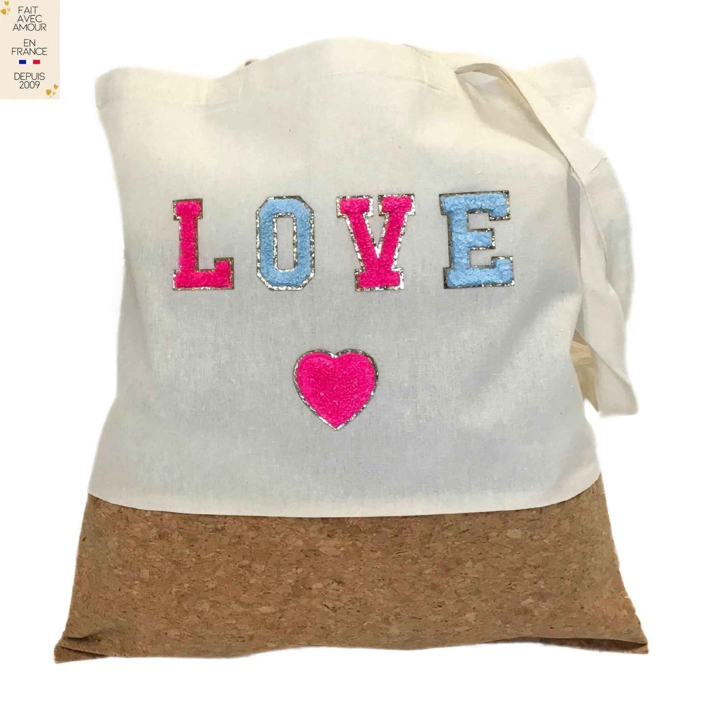 Tote bag personnalisé en France - sac bibliothèque et affaires bébé