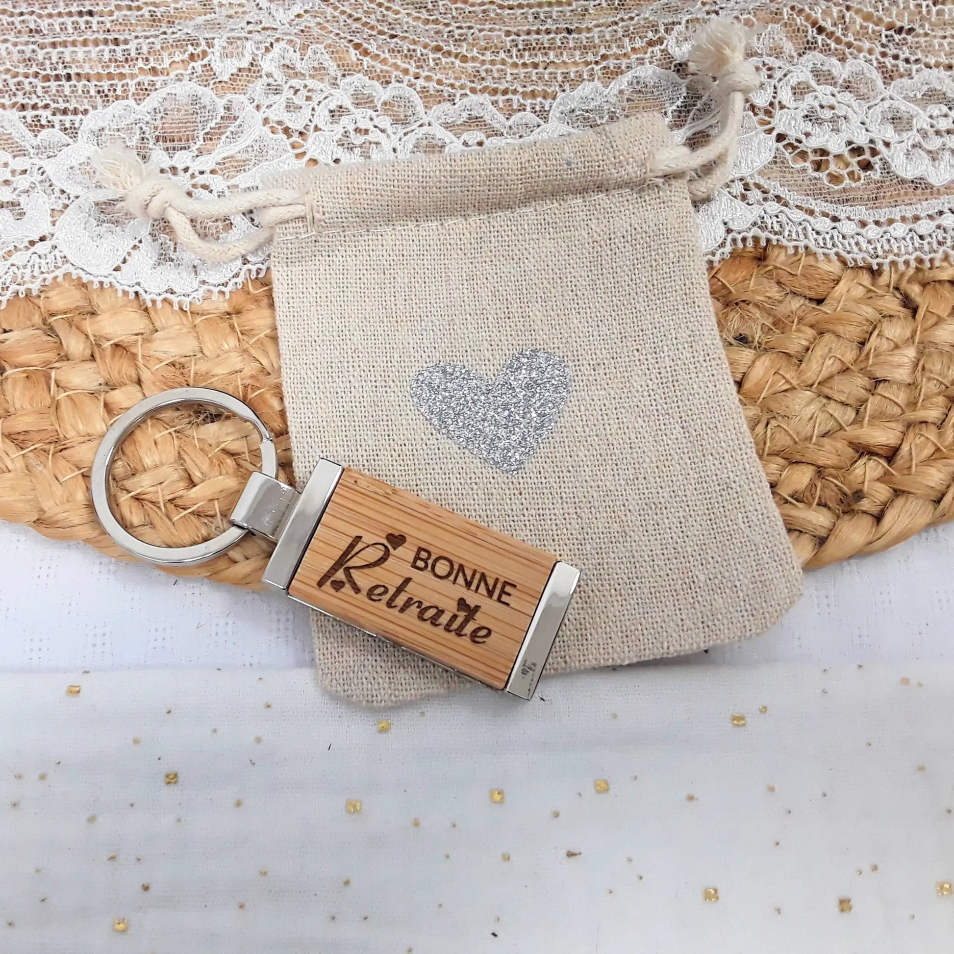 Cadeau raffiné pour départ en retraite, fait main en France.