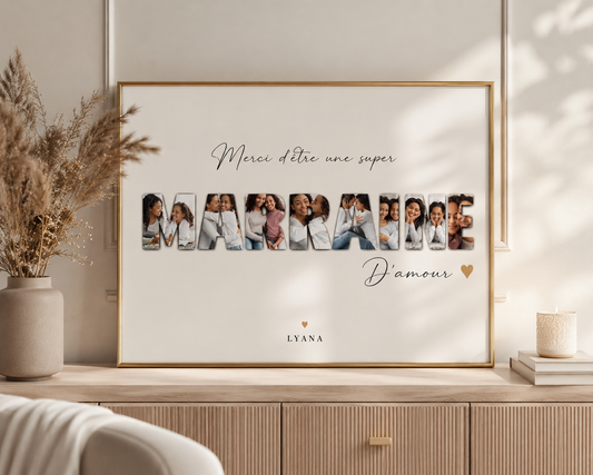 Affiche photo personnalisée