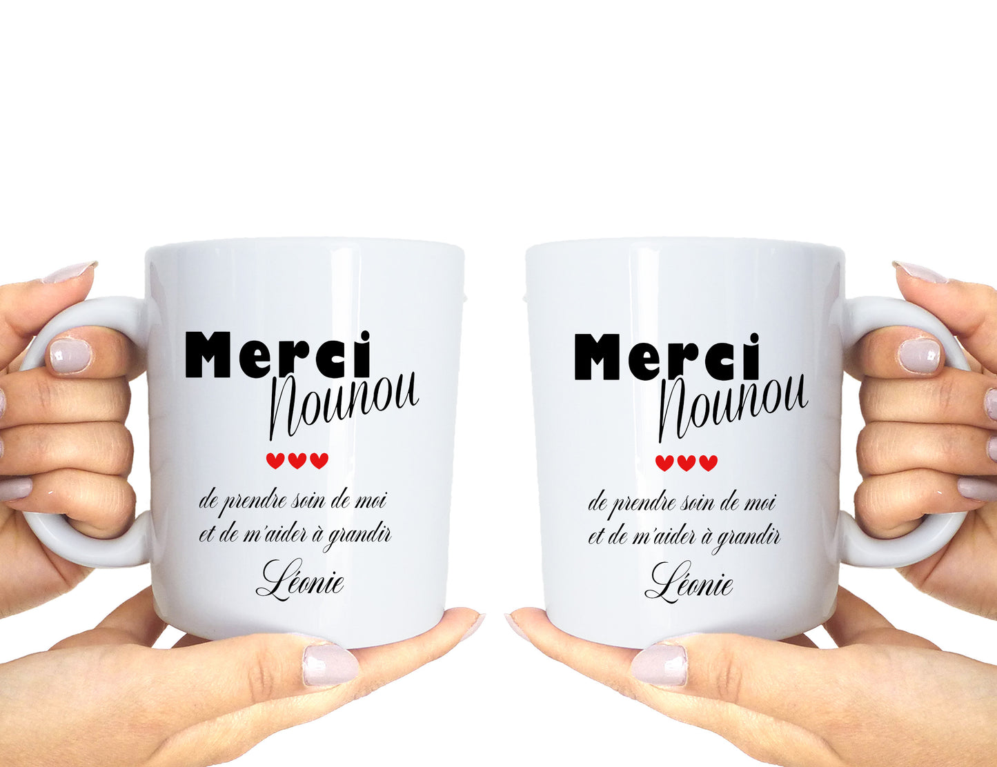 Mug Cadeau Nounou Personnalisé en France – Merci Maîtresse, ATSEM, Aesh – Livraison rapide