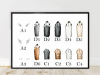 Custom poster modification option, addition of angel wing, dog, cat or other element