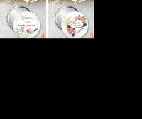 Personalized pocket mirror, badge or magnet 75mm, perfect for a great nanny, thank you gift for end of contract nanny