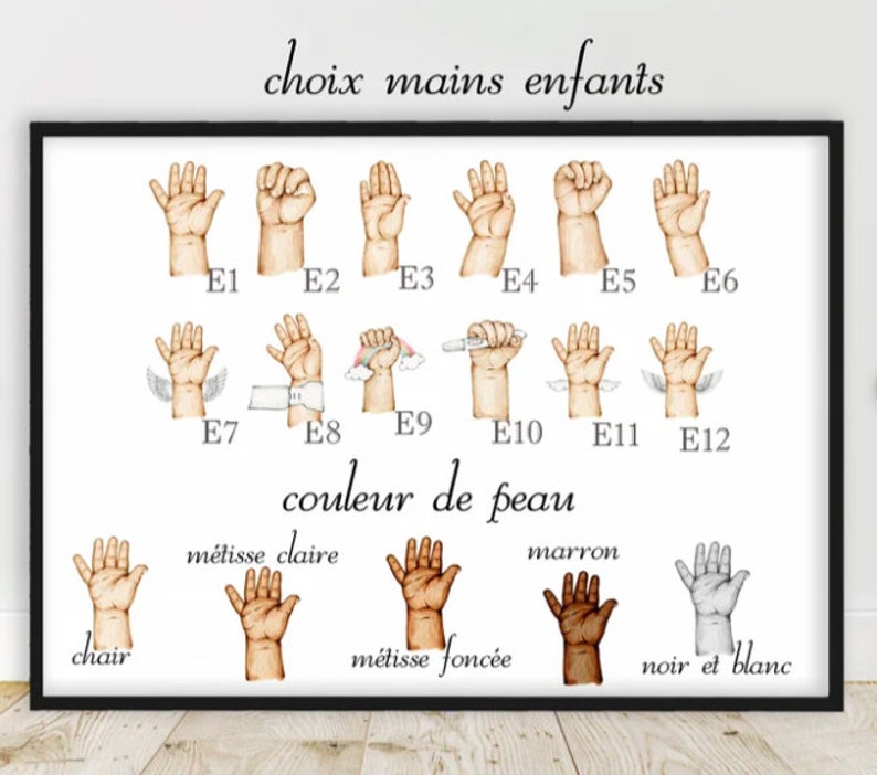 Affiche personnalisée parent solo, Affiche a3 cadre en option, idée cadeau maman papa solo, papy, papi, mamie, fabrication 100% française