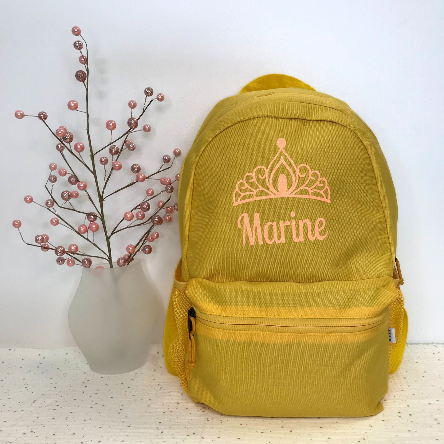 Sac à Dos Enfant Personnalisé - Prénom et Motif - Cadeau Made in France - Sac pour Maternelle, Crèche, Nounou, Sortie, Voyage